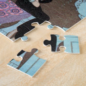 ヴィンテージアールデコFireworks Le Feu、George Barbier ジグソーパズル (側面)