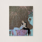 ヴィンテージアールデコFireworks Le Feu、George Barbier ジグソーパズル (縦)