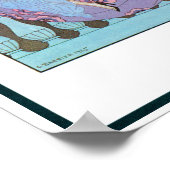 ヴィンテージアールデコFireworks Le Feu、George Barbier ポスター (角)