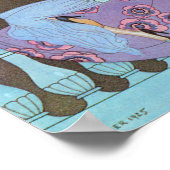 ヴィンテージアールデコFireworks Le Feu、George Barbier ポスター (角)