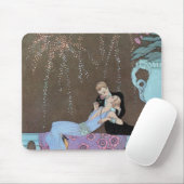 ヴィンテージアールデコFireworks Le Feu、George Barbier マウスパッド (マウス)