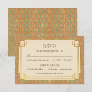ヴィンテージアールデコrsvp 招待状