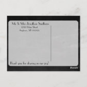 ヴィンテージアールヌーボーありがとう ポストカード (裏面)