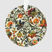 ヴィンテージアールヌーボーアザミ模様 オーナメント (正面)