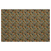 ヴィンテージアールヌーボーアザミ模様 ファブリック (ファットクウォーター)