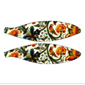 ヴィンテージアールヌーボーアザミ模様 ミニバスケットボール (パネル)