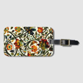 ヴィンテージアールヌーボーアザミ模様 ラゲッジタグ (正面横)
