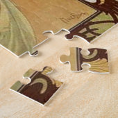 ヴィンテージアールヌーボーアルフォンスミュシャアー絵画ト ジグソーパズル (側面)