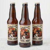 ヴィンテージアールヌーボーアルフォンスミュシャ ビールラベル (ボトル)