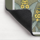 ヴィンテージアールヌーボーアロードガーデンフラワー マウスパッド (コーナー)