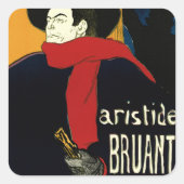 ヴィンテージアールヌーボーアンバサデュール、トゥールーズ・ロートレック スクエアシール (正面)