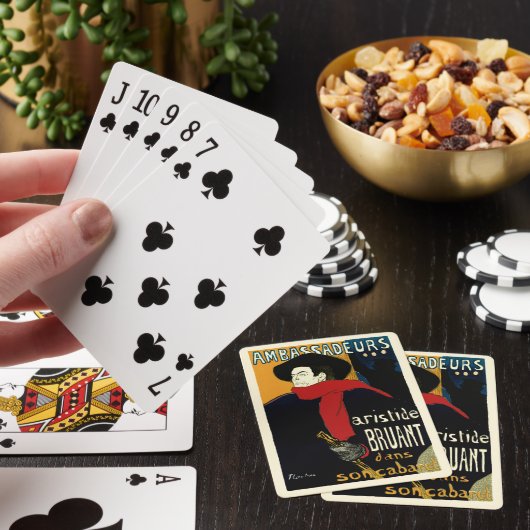 ヴィンテージアールヌーボーアンバサデュール、トゥールーズ・ロートレック トランプ (インサイチュ)