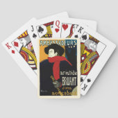 ヴィンテージアールヌーボーアンバサデュール、トゥールーズ・ロートレック トランプ (裏面)