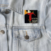 ヴィンテージアールヌーボーアンバサデュール、トゥールーズ・ロートレック 缶バッジ (インサイチュ)