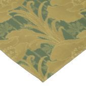 ヴィンテージアールヌーボーイエローポピー模様 テーブルクロス (アングル)