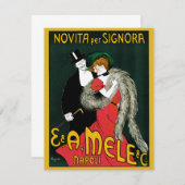 ヴィンテージアールヌーボーイタリアンファッションラブロマンス (正面/裏面)