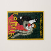 ヴィンテージアールヌーボーイタリアンファッションラブロマンス ジグソーパズル (横)