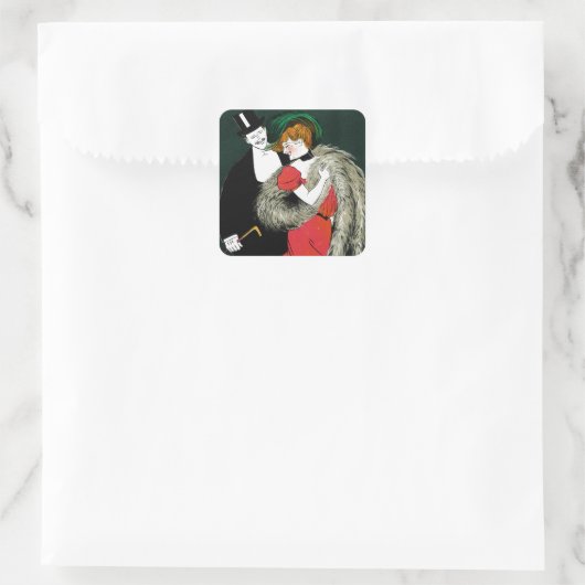 ヴィンテージアールヌーボーイタリアンファッションラブロマンス スクエアシール (バッグ)