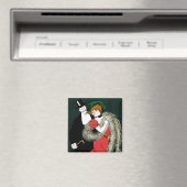 ヴィンテージアールヌーボーイタリアンファッションラブロマンス マグネット (インサイチュ (食洗機))