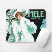 ヴィンテージアールヌーボーイタリアン、ファッションファンシー、女性 マウスパッド (マウス)