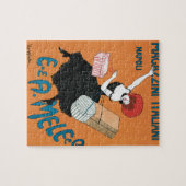 ヴィンテージアールヌーボーイタリアン、女性ファッション ジグソーパズル (横)