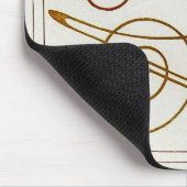 ヴィンテージアールヌーボーイラストレーションバイミュシャ マウスパッド (コーナー)