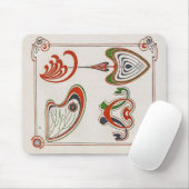 ヴィンテージアールヌーボーイラストレーションバイミュシャ マウスパッド (マウス)