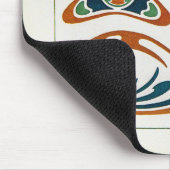 ヴィンテージアールヌーボーイラストレーションバイミュシャ マウスパッド (コーナー)