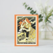 ヴィンテージアールヌーボーイン広告クフランスのズ ポストカード (スタンド正面)