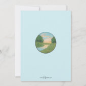 ヴィンテージアールヌーボーイースターカラーリリー シーズンカード (裏面)