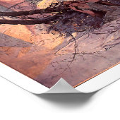 ヴィンテージアールヌーボーイースターチャイムアウェン自然 ポスター (角)