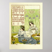 ヴィンテージアールヌーボーウィメンズバイウォルタークレーン ポスター (正面)