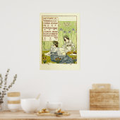 ヴィンテージアールヌーボーウィメンズバイウォルタークレーン ポスター (キッチン)