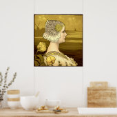 ヴィンテージアールヌーボーウィメンバイポールベルトン ポスター (キッチン)