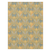 ヴィンテージアールヌーボーウォルタークレーンチューリップパターン テーブルクロス (正面)