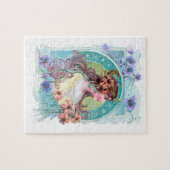 ヴィンテージアールヌーボーエキゾチック ジグソーパズル (横)