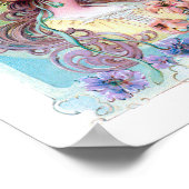 ヴィンテージアールヌーボーエキゾチック ポスター (角)