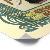 ヴィンテージアールヌーボーオランダココアアド ポスター (角)