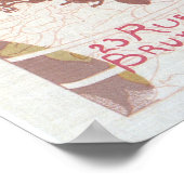 ヴィンテージアールヌーボーオークション雑誌広告 ポスター (角)