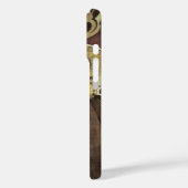 ヴィンテージアールヌーボーカフェラジャ、コーヒーを持つ女性 Case-Mate iPhoneケース (裏面 / 左)