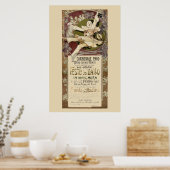 ヴィンテージアールヌーボーカーネベイル1900バイジッペル ポスター (キッチン)