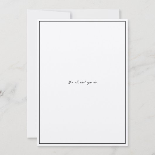 ヴィンテージアールヌーボーガール遊ズヴァイオリン サンキューカード (裏面)