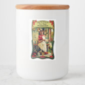 ヴィンテージアールヌーボーキッチンテンプレート フードラベル (正面)