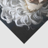 ヴィンテージアールヌーボーギリシャ神話的シルバー 薄葉紙 (詳細)