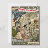 ヴィンテージアールヌーボークリスマス出生1893 シーズンカード (正面)