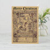 ヴィンテージアールヌーボークリスマス出生1898 シーズンカード (スタンド正面)