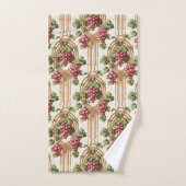 ヴィンテージアールヌーボーグレープベン バスタオルセット (ハンドタオル)