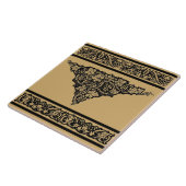 ヴィンテージアールヌーボーグレープヴィン タイル (側面)