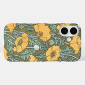 ヴィンテージアールヌーボーケシの花inガーデン Case-Mate iPhoneケース (裏面 (横))