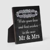 ヴィンテージアールヌーボーゲストブックサイン フォトプラーク (正面)